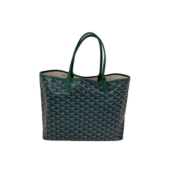 GOYARD Saint Louis PM Goyardine Green Tote - Picture 1 of 11